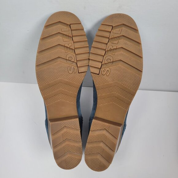 Sorel Cate Chelsea Women's Blue Ankle Boots NL4311-405 US Size 12 - Picture 8 of 9